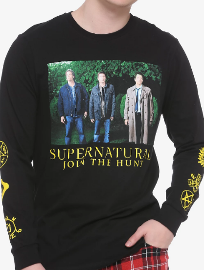 supernatural long sleeve shirt